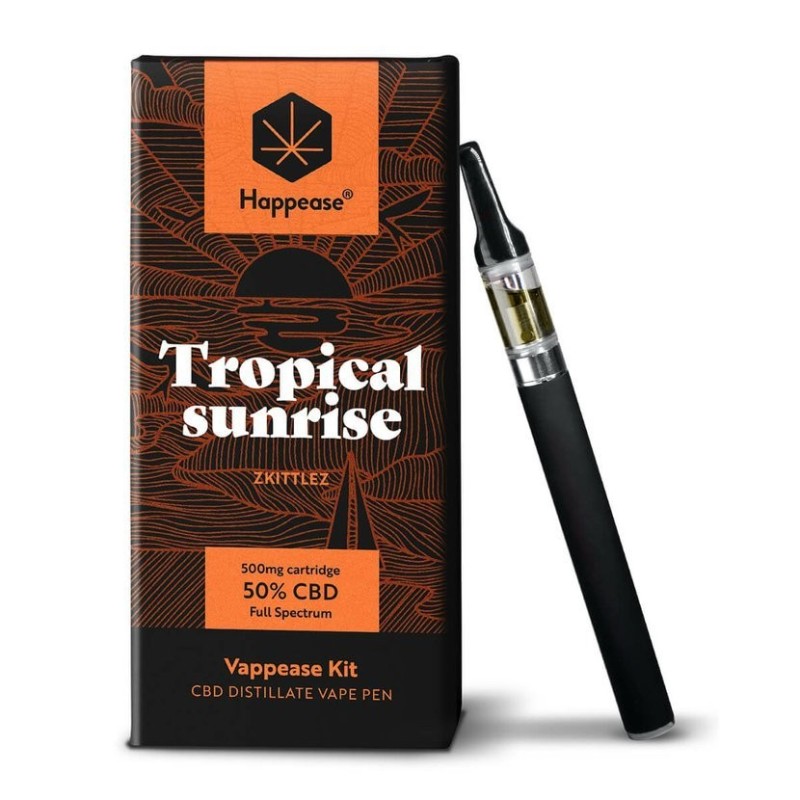 Happease Classic Tropical Sunrise - Verdampfungsstift, 85% CBD, 600 mg (0,5ml)