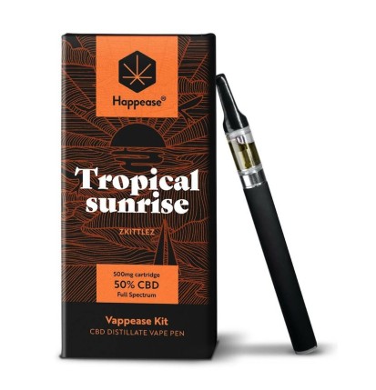 Happease Classic Tropical Sunrise - Verdampfungsstift, 85% CBD, 600 mg (0,5ml)