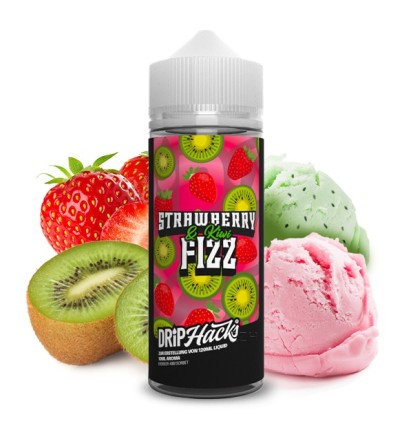 Drip Hacks Drip Hacks - Strawberry & Kiwi Fizz - 10ml Aroma (Longfill)