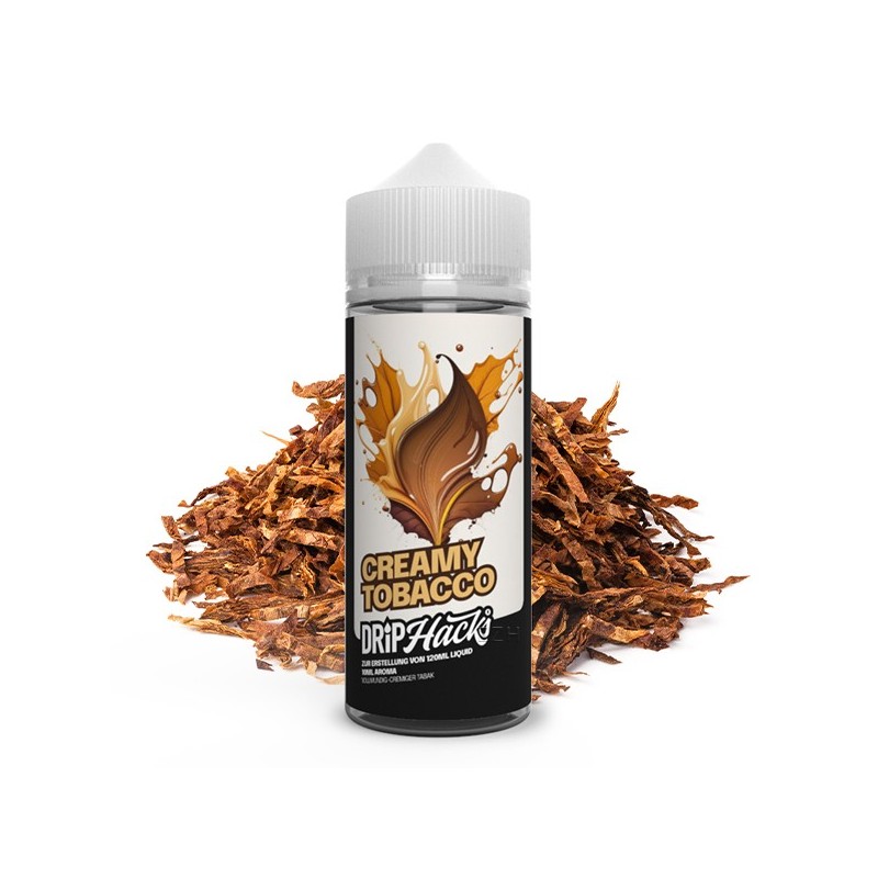 Drip Hacks - Creamy Tobacco - 10ml Aroma (Longfill) // Steuerware