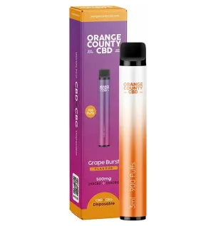 Orange County CBD Orange County CBD Vape Pen Grape Burst, 250mg CBD + 
