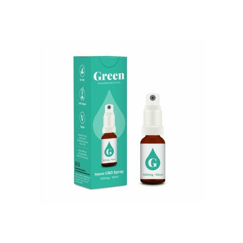 Green Pharmaceutics Nano CBD Spray - 100 mg, 10 ml