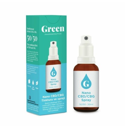 Golden Buds Green Pharmaceutics Nano CBG/CBD Spray - 150/150 mg, 30 ml