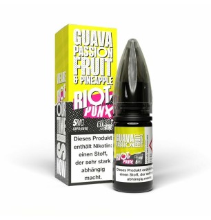 Riot Squad Riot Salt - PUNX - Guave, Passionsfrucht & Ananas - Hybrid 