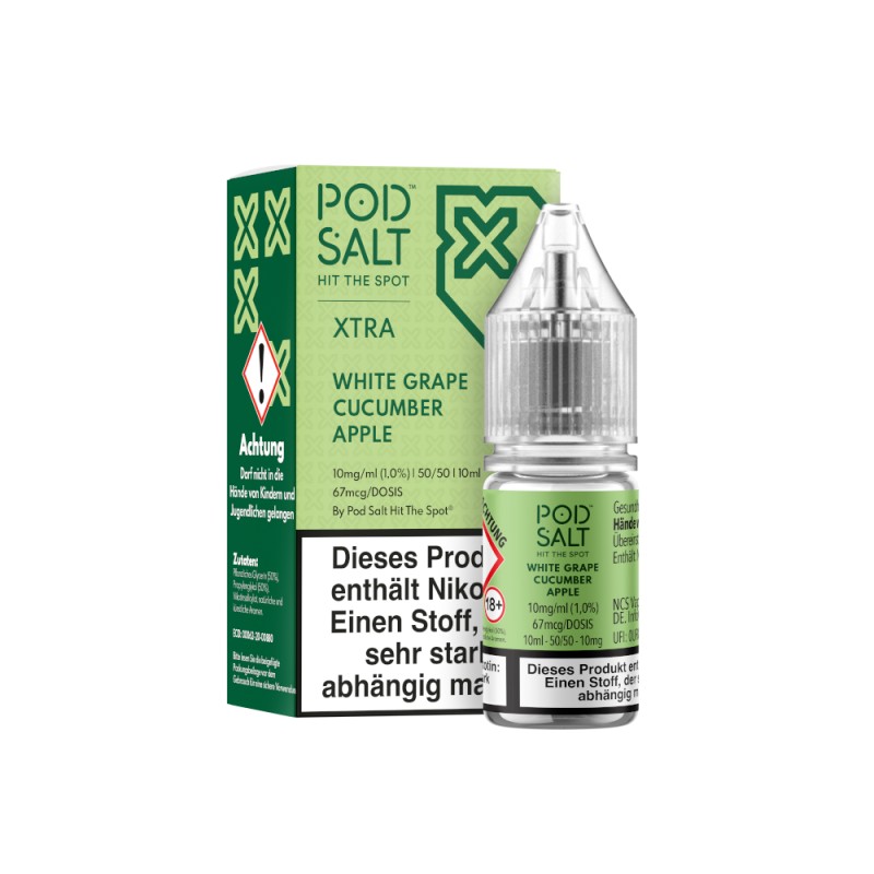 Pod Salt X White Grape Cucumber Apple Nikotinsalzliquid