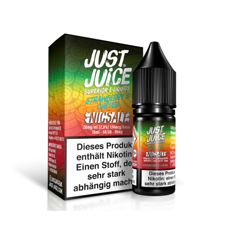 Just Juice - Strawberry & Curuba - Nikotinsalz Liquid