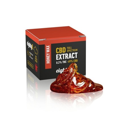 Eighty8 Honey wax Extrakt 69% CBD, THC 0,2%, 1g