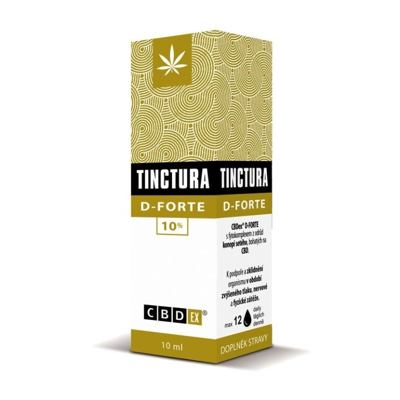 CBDex Tinctura D-FORTE 10%, 10 ml