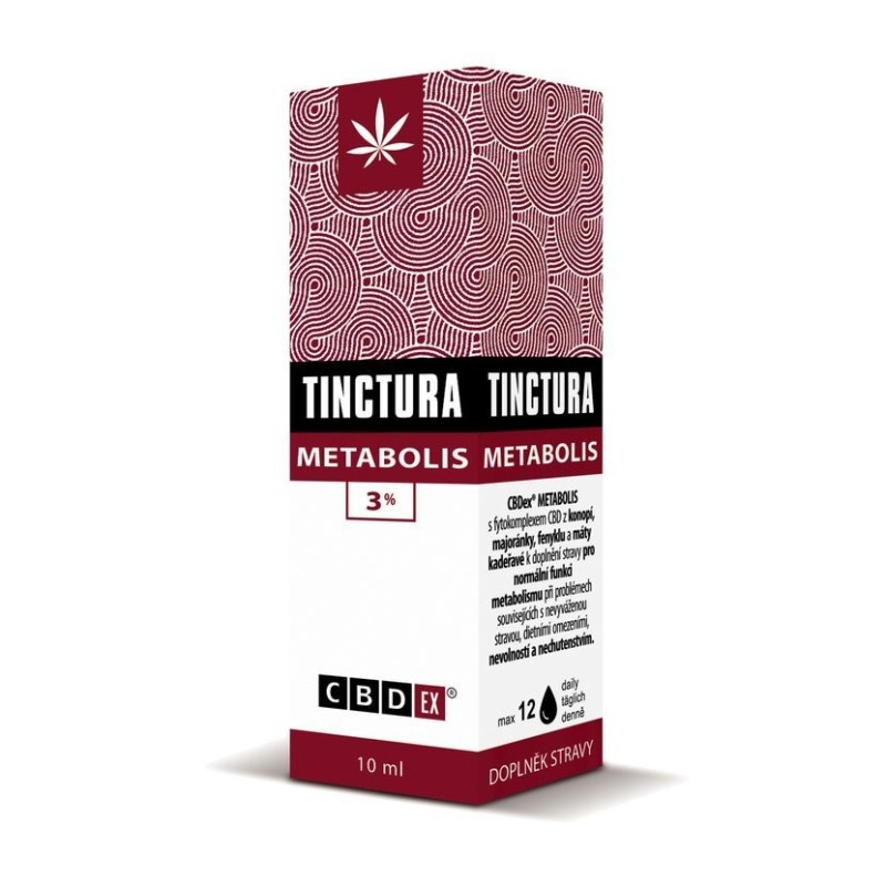 CBDex Tinctura Metabolis 3% 10ml