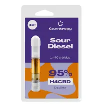 Canntropy Canntropy H4CBD Cartridge Sour Diesel, 95% H4CBD, (1ml)