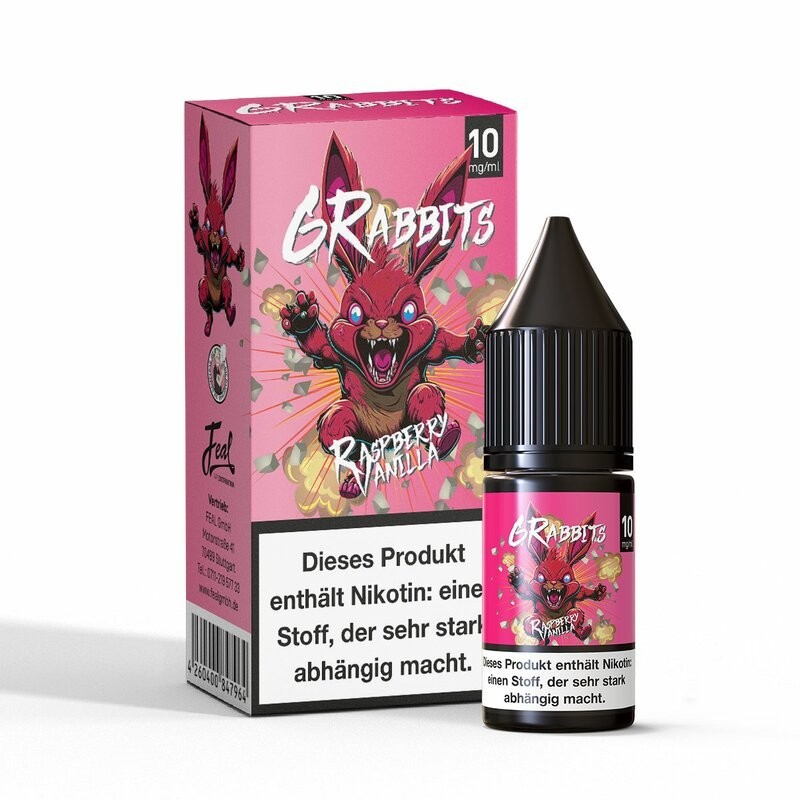 6Rabbits - Raspberry Vanilla - Hybrid Nikotin - 10ml