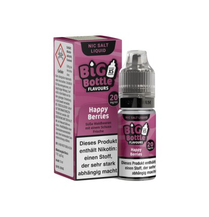 Big Bottle - Happy Berries - Nikotinsalz Liquid