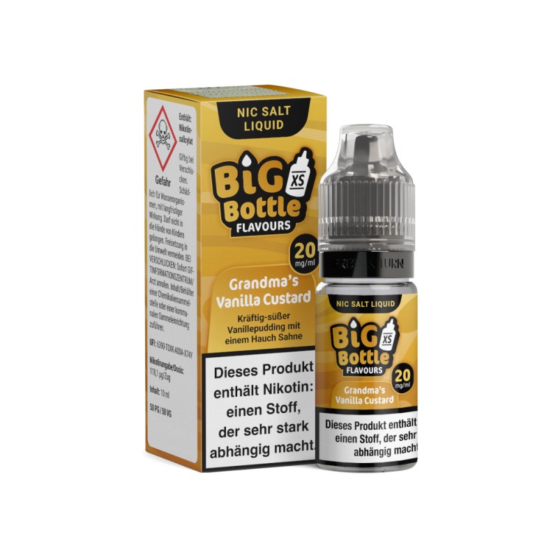 Big Bottle - Grandma's Vanilla Custard - Nikotinsalz Liquid