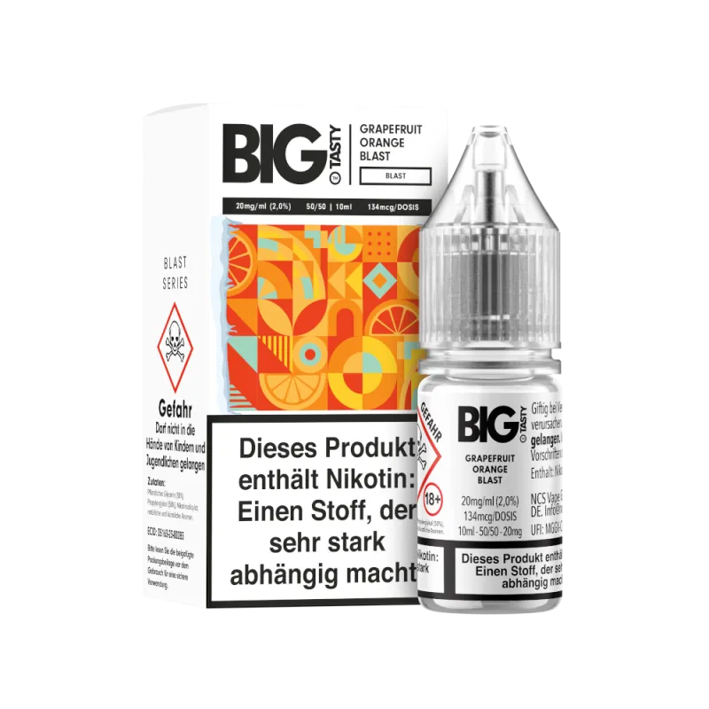 Big Tasty - Blast Series - Grapefruit Orange Blast - Nikotinsalz Liquid