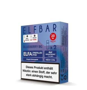 ELF Bar - ELFA ELF Bar - ELFA - Prefilled Pods (2 Stück) - Blueberry B