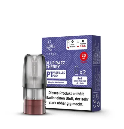 ELF Bar - Mate 500 - Prefilled Pods (2 Stück) - Blue Razz Cherry - 20mg/ml