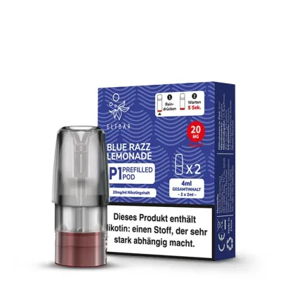 ELF Bar - Mate 500 - Prefilled Pods (2 Stück) - Blue Razz Lemonade - 20mg/ml