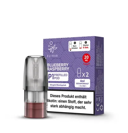 Elfbar ELF Bar - Mate 500 - Prefilled Pods (2 Stück) - Blueberry Raspb