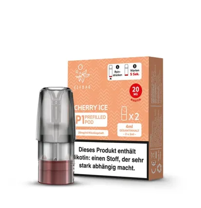 Elfbar ELF Bar - Mate 500 - Prefilled Pods (2 Stück) - Cherry Ice - 20