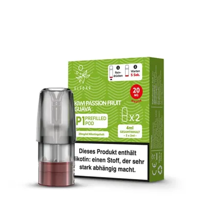 ELF Bar - Mate 500 - Prefilled Pods (2 Stück) - Kiwi Passion Fruit Guava - 20mg/ml