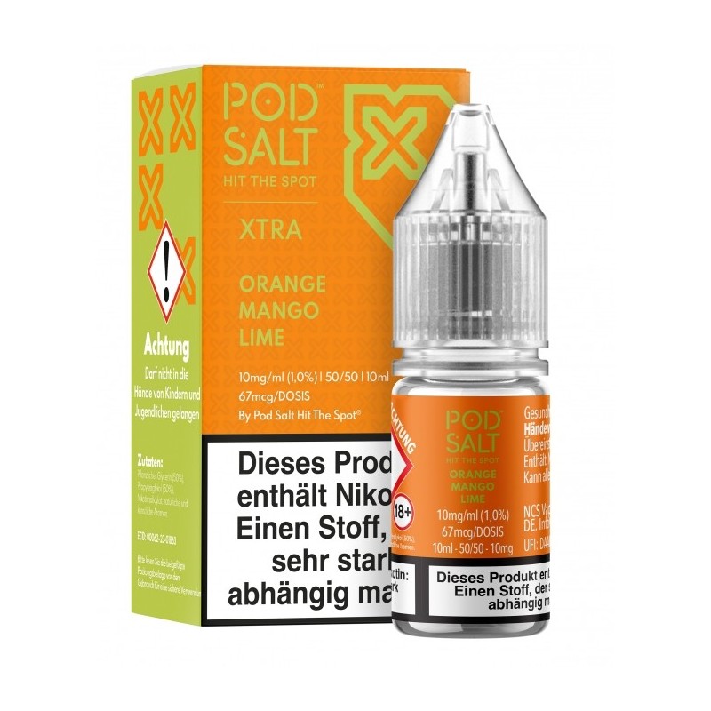 Pod Salt X ORANGE MANGO LIME Nikotinsalzliquid