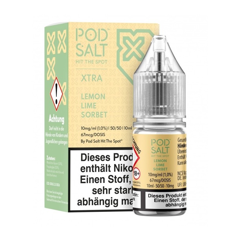 Pod Salt X LEMON LIME SORBET Nikotinsalzliquid