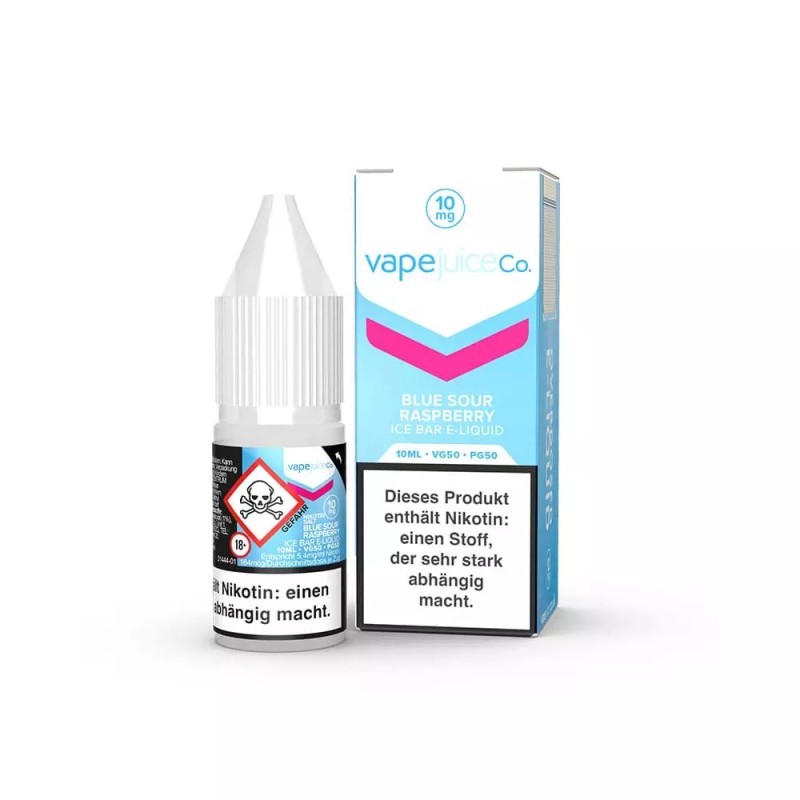 Vape Juice Ice Bar Nikotinsalz Liquid 10ml - Blue Sour Raspberry