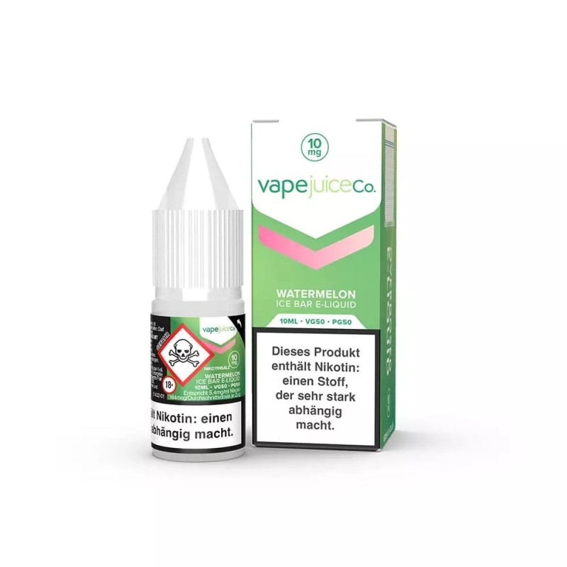 Vape Juice Ice Bar Nikotinsalz Liquid 10ml - Watermelon