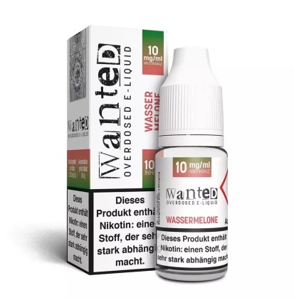 Wanted Wanted Overdosed Nikotinsalz Liquid 10ml - Wassermelone