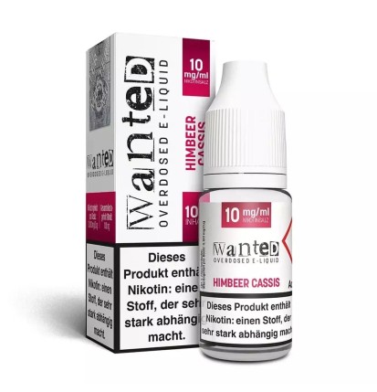 Wanted Wanted Overdosed Nikotinsalz Liquid 10ml - Himbeer Cassis