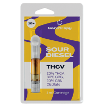 Canntropy Canntropy THCV Cartridge Sour Diesel - 20% THCV, 60% CBG, 20