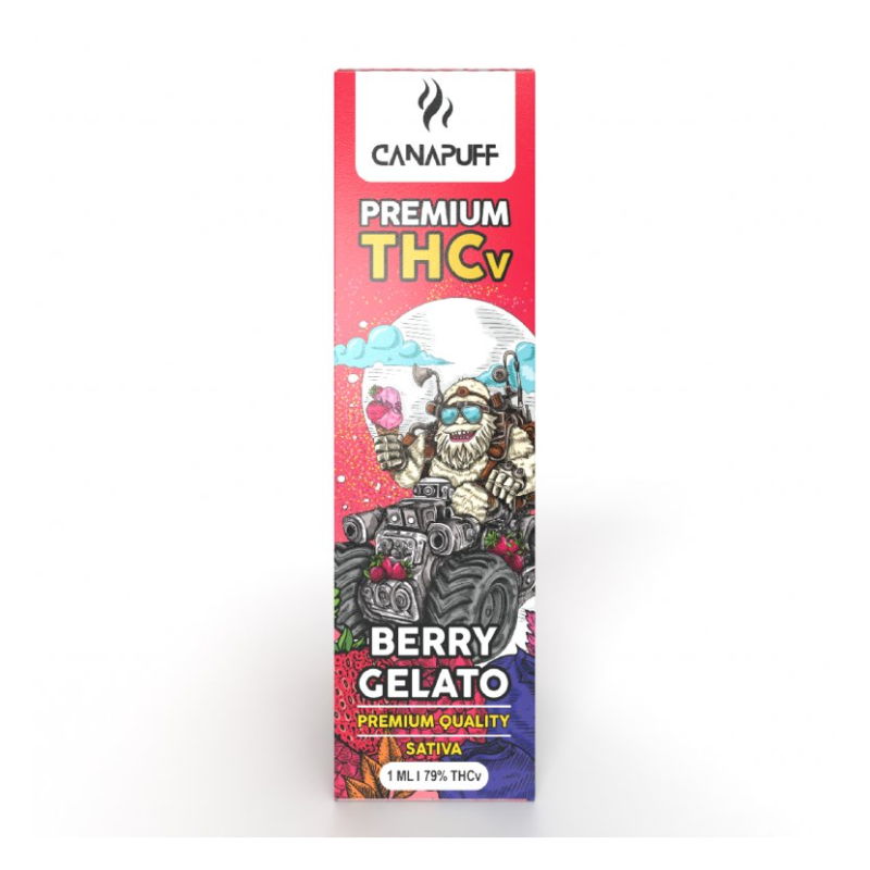 CanaPuff Berry Gelato79% THCv - Einweg Vape-Stift, 1ml