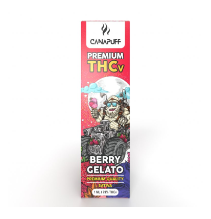 CanaPuff Berry Gelato79% THCv - Einweg Vape-Stift, 1ml