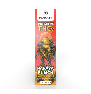 CanaPuff CanaPuff Papaya Punch 79% THCv - Einweg Vape-Stift, 1ml