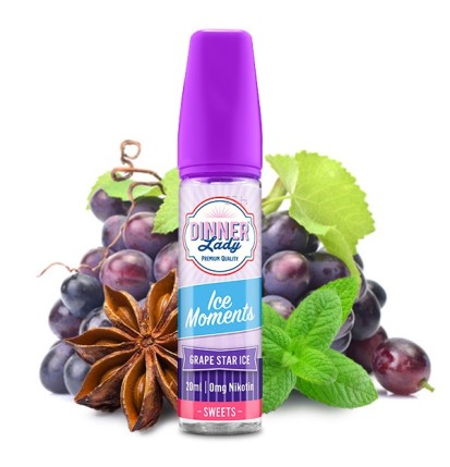 Dinner Lady DINNER LADY Moments Grape Star Ice Aroma 20ml