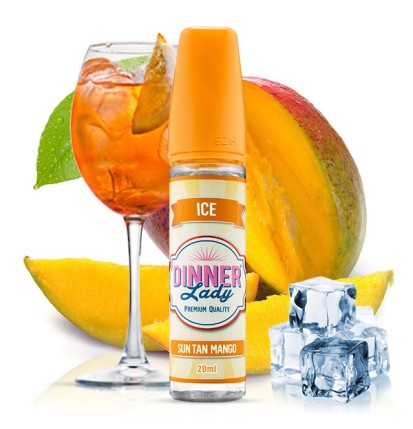 DINNER LADY ICE Sun Tan Mango Aroma 20 ml