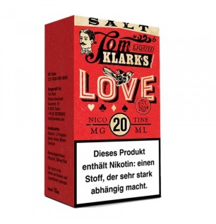 Tom Klark Tom Klarks - LOVE MENTHOL Nikotinsalzliquid