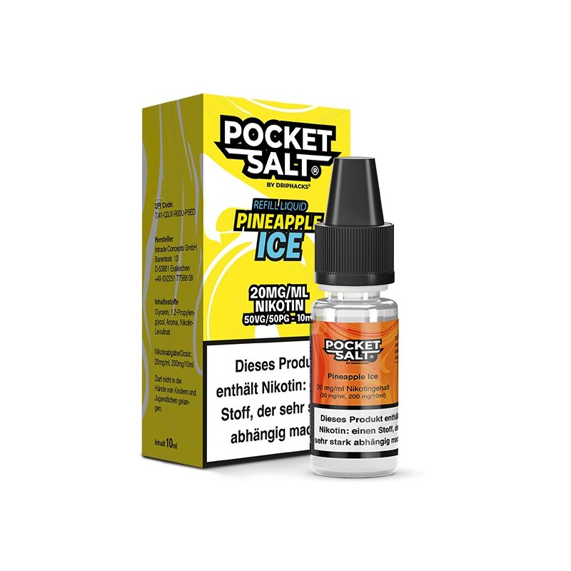 POCKET SALT Pineapple Ice Nikotinsalz Liquid 10 ml