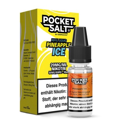 POCKET SALT Pineapple Ice Nikotinsalz Liquid 10 ml