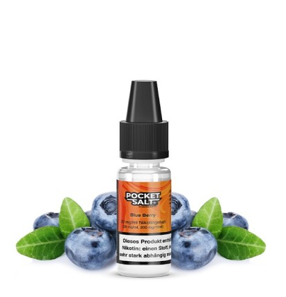 POCKET SALT Blueberry Nikotinsalz Liquid 10 ml