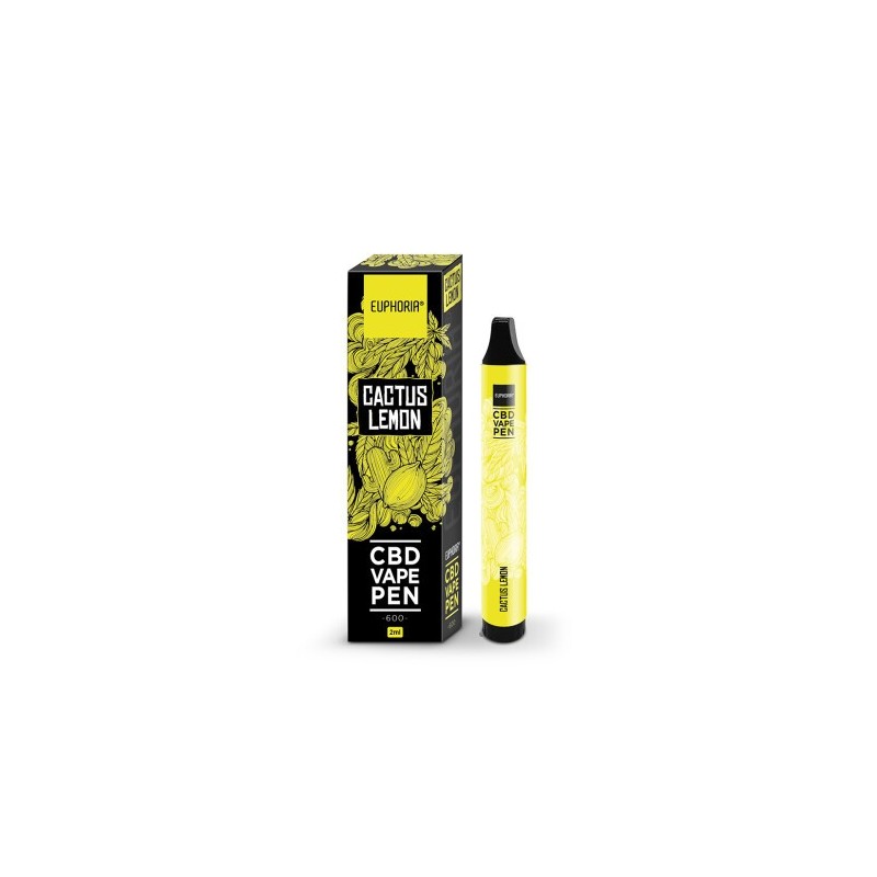 Euphoria CBD Einweg-Vape-Pen Cactus Lemon, 2 ml