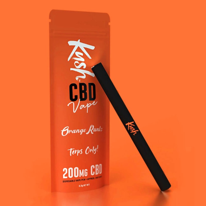 Kush Vape CBD Vape Pen Orange Runtz 2.0, 200 mg CBD