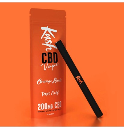 Kush CBD Vape Kush Vape CBD Vape Pen Orange Runtz 2.0, 200 mg CBD