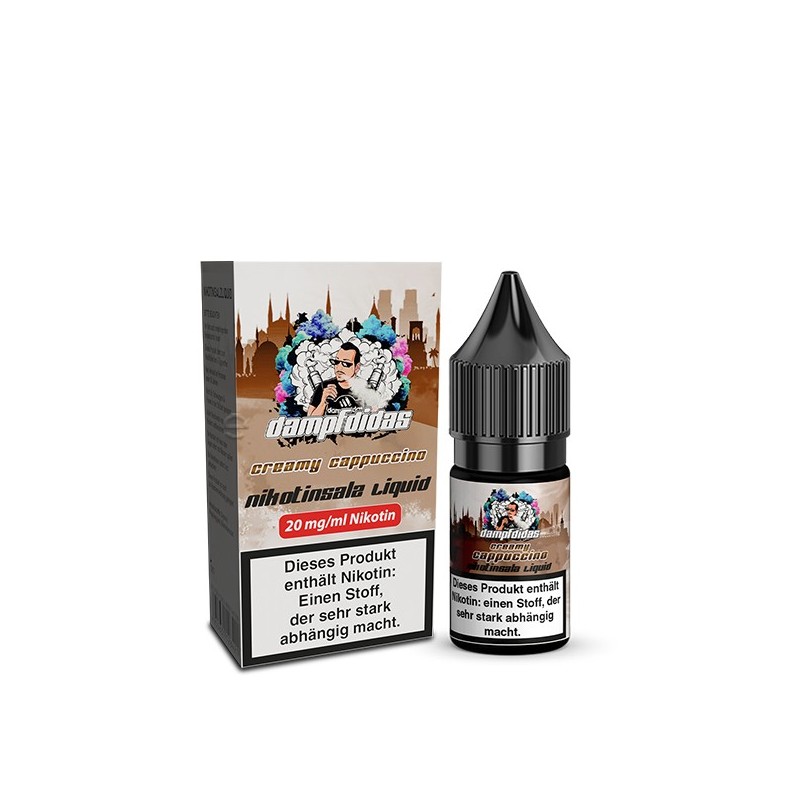 DAMPFDIDAS Creamy Cappuccino Nikotinsalz Liquid 10 ml