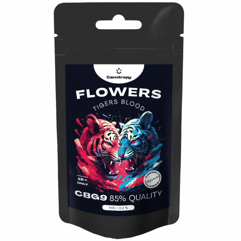 Canntropy CBG9 Flowers Tigers Blood, CBG9 85 % Qualität