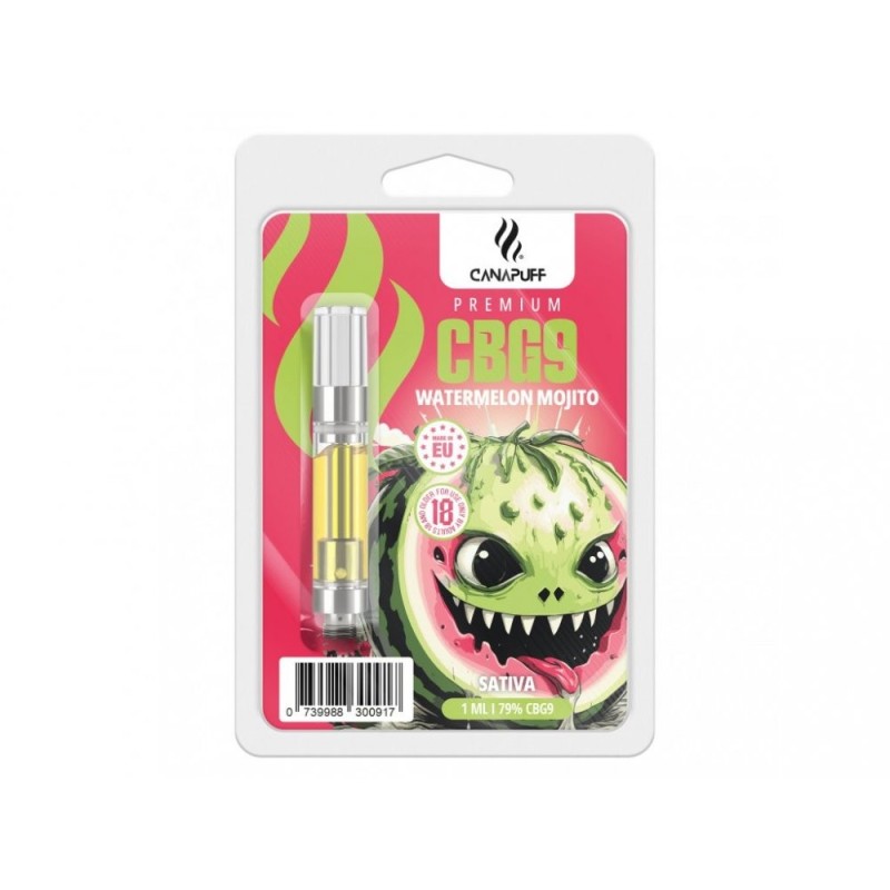 CanaPuff CBG9 Kartusche Wassermelonen-Mojito, CBG9 79 %