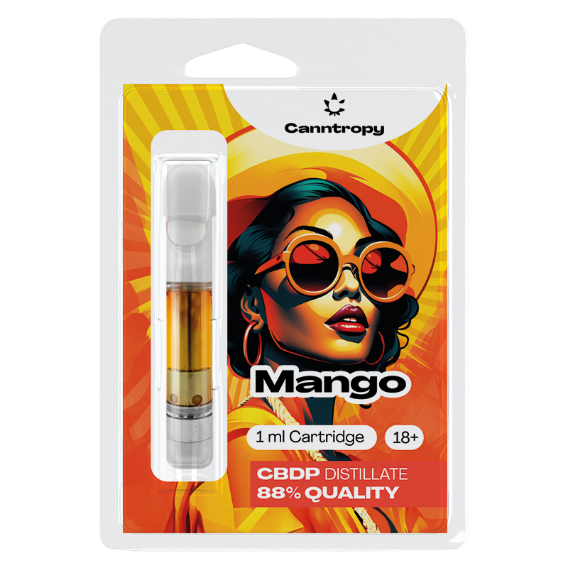 Canntropy Mango CBDP-Kartusche – 88 % Qualität, 1 ml