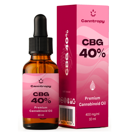 Canntropy CBG Premium Cannabinoid Oil - 40 %, 4000 mg, (10 ml)