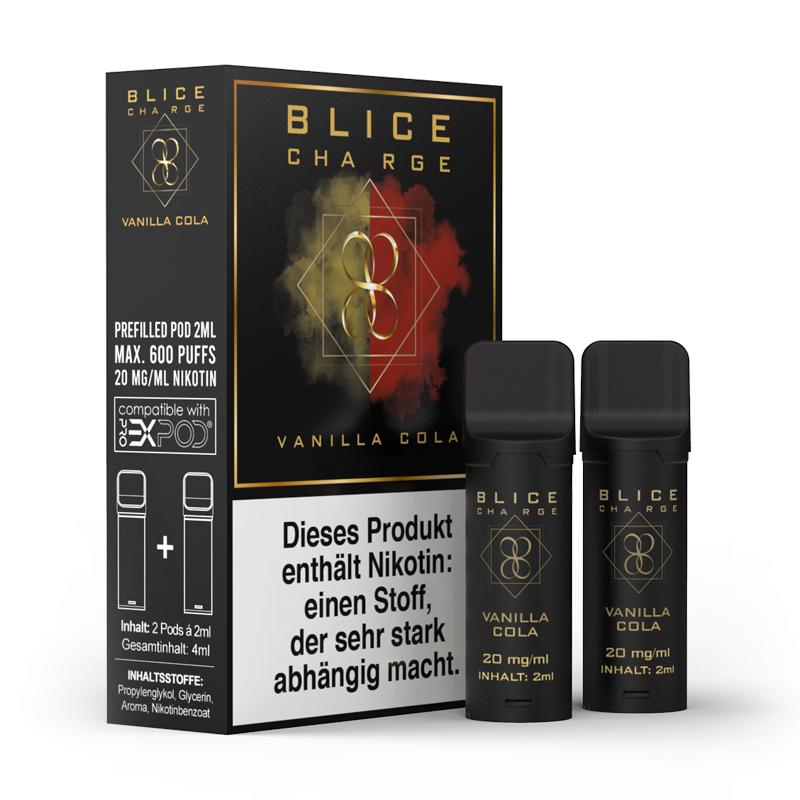 BLICE Charge Pod 20mg - Vanilla Cola (2er Pack)