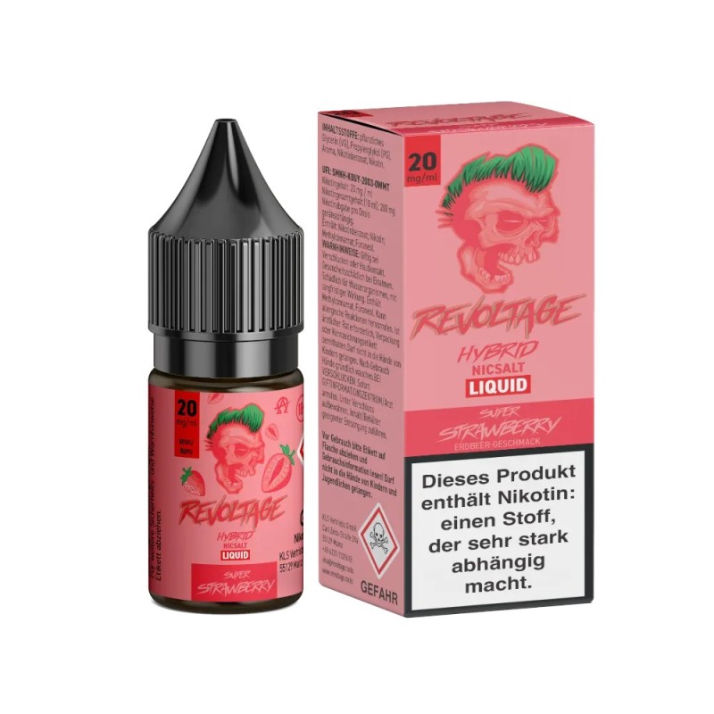 Revoltage - Super Strawberry - Hybrid Nikotinsalz Liquid